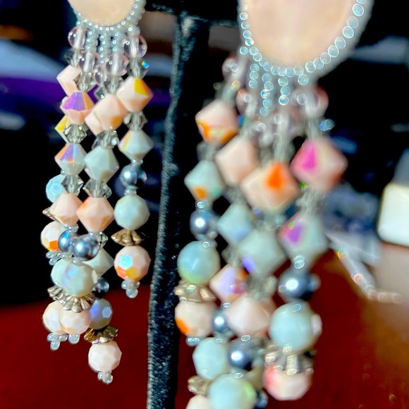 VINTAGE DESIGNER CHIPITA ROSE QUARTZ VINTAGE SILVER METAL, LOADED BEADS- REDUCED - Picture 15 of 16